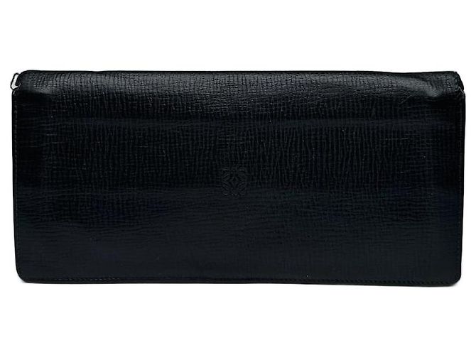Vintage Loewe Madrid Leather ID holder black
