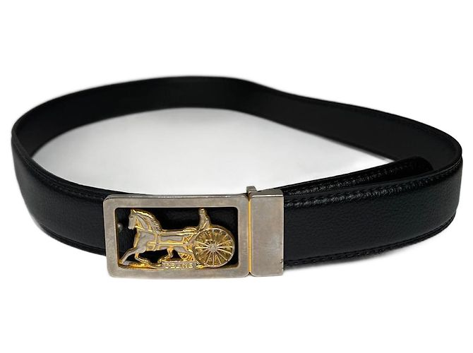Céline Vintage Celine Paris Ledergürtel schwarz