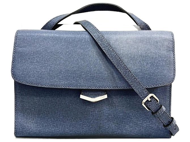 Sac à épaule Fendi Demi Jour Bleu Marine