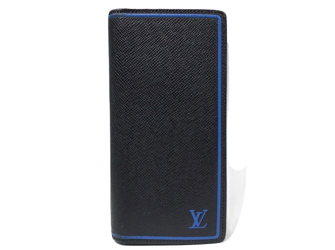 Portafoglio Brazza Taiga Louis Vuitton Nero Blu