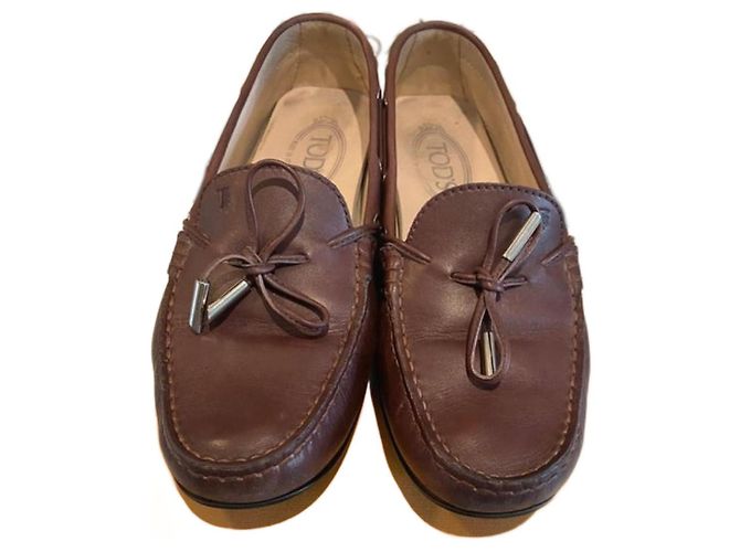 Tod's Bootsschuhe aus Leder braun