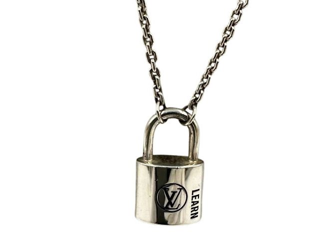 Collar Péndulo Silver Lockit Louis Vuitton Plata