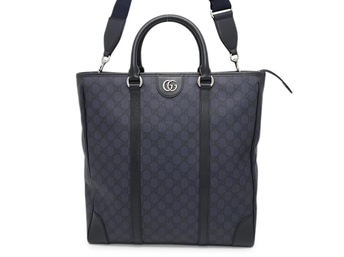 Gucci Ophidia Handbag Navy blue Leather Plastic  ref.2196738