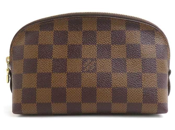 Louis Vuitton Damier Canvas Pouch Brown Damier ebene Cloth  ref.2196757