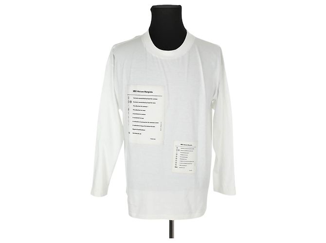 Maison Martin Margiela Weißer Baumwollpullover