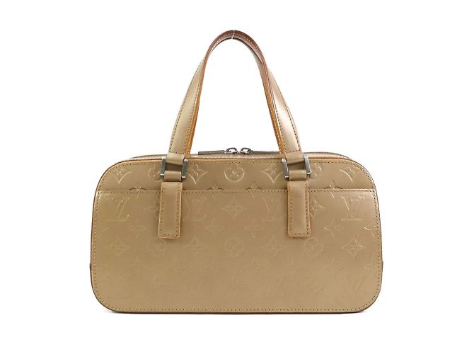 Borsa a mano opaca Monogram Louis Vuitton Marrone