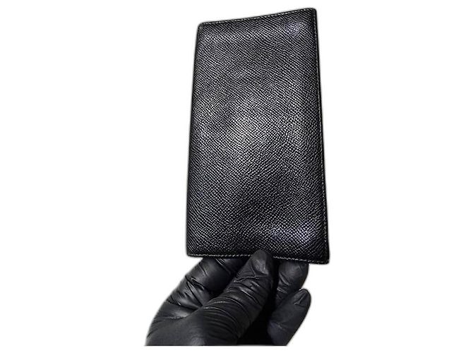 Autre Marque Bvlgari Long Bifold Wallet Black