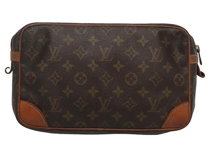 LOUIS VUITTON Clutch Compiegne 28 M51845 LV Auth hk2544 Monogramm