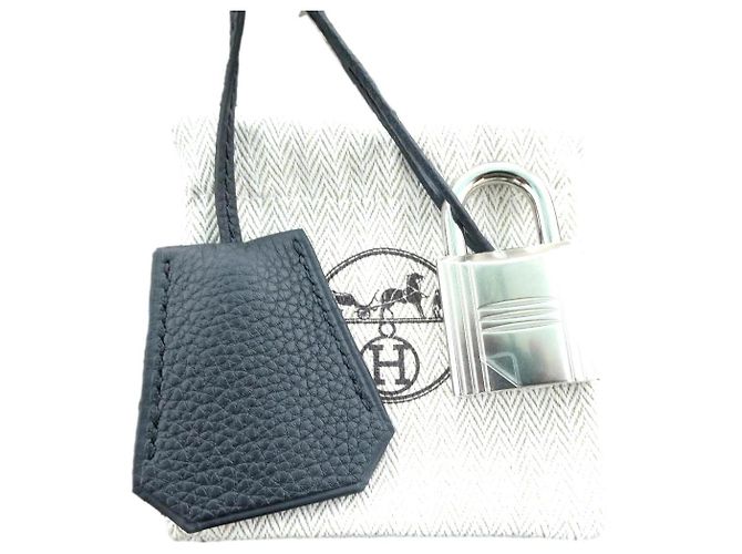 Hermès bell pull lock for top a Black 