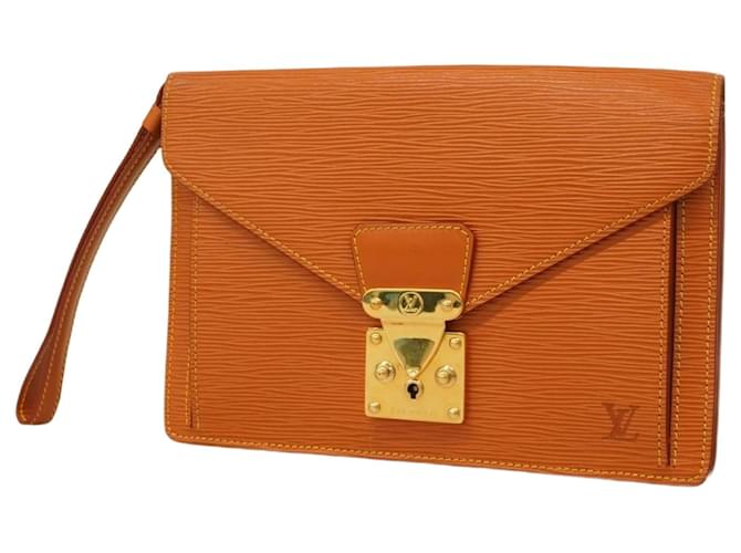 Louis Vuitton Epi Pochette Clutch Bag Golden  ref.2198938