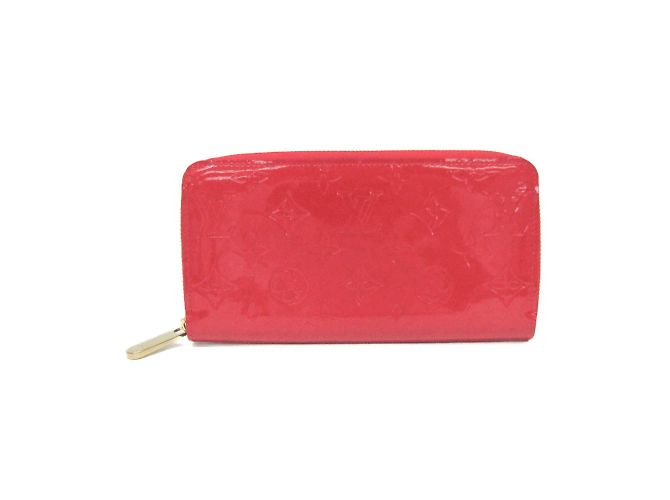 Louis Vuitton Monogram Vernis Zippy Wallet Fuschia