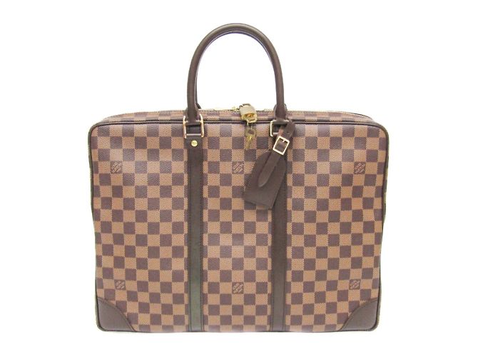 Louis Vuitton Damier Voyage Document Bag N41124 Damier ebene