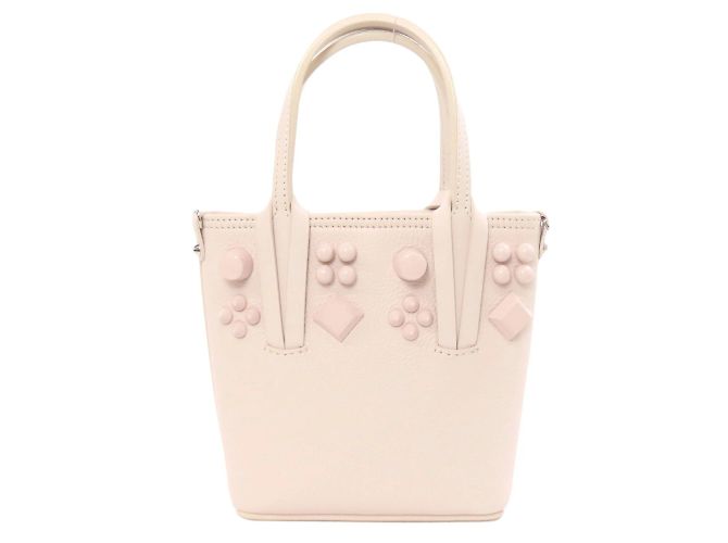 Bolsa de couro de bezerro rosa Christian Louboutin