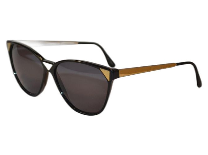 Occhiali da sole Fendi neri e oro Nero D'oro