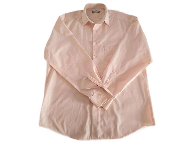 Yves Saint Laurent Hemd Rosa Baumwolle Größe 4 Pink Angeln