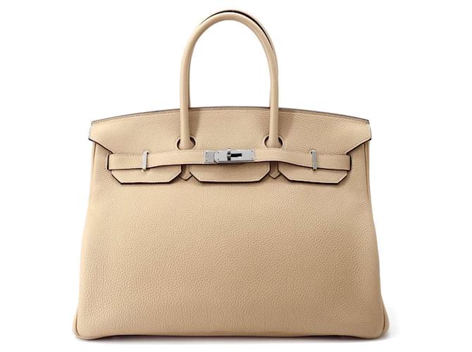 Hermès Birkin 35 Beige Leather  ref.2199575