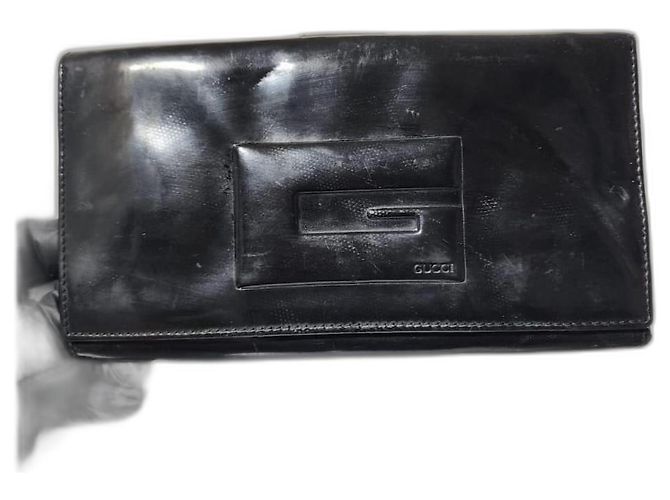 Gucci Square G Continental Wallet Black