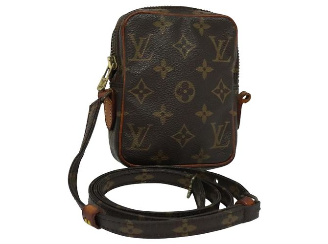 LOUIS VUITTON Bolsa de Ombro Monogram Mini Danube M45268 LV Auth ep8763 Monograma