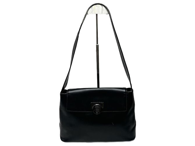 Sac en cuir noir Givenchy 4G vintage