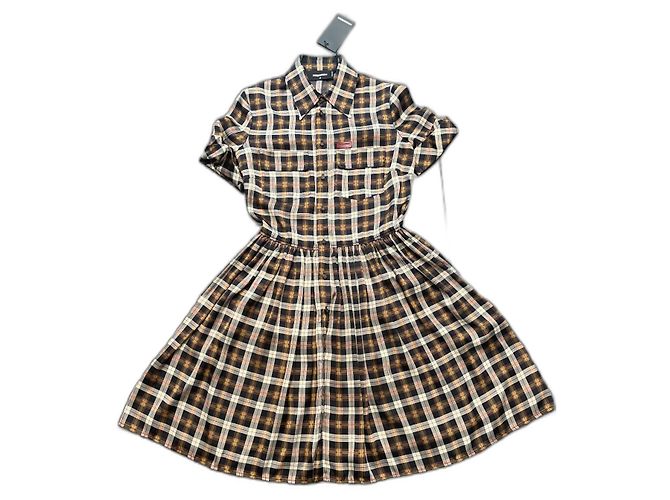 Dsquared2 Polyester Button Closure Dress Multiple colors