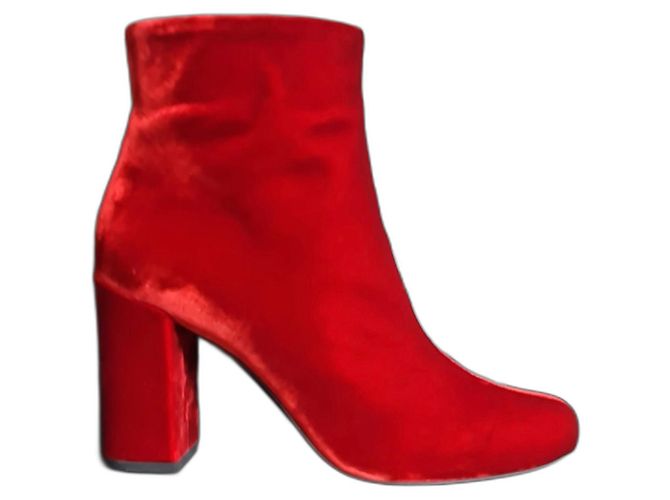Saint Laurent Stiefeletten 39.5 sexy rot!