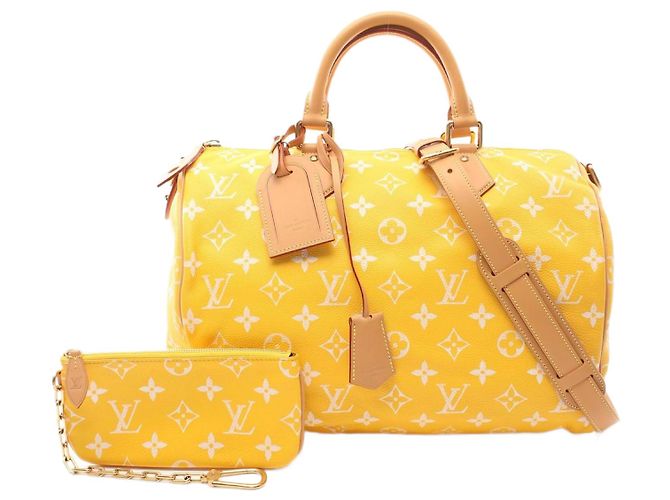 Louis Vuitton Speedy 40 Yellow