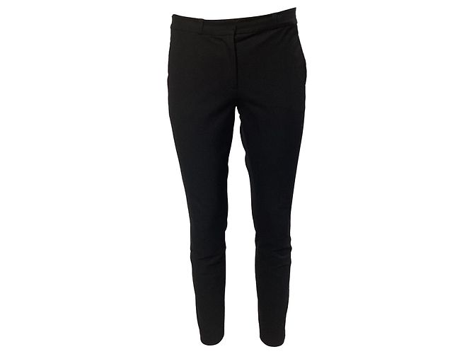 Joseph New Eliston Gabardine Stretch-Hose aus schwarzer Viskose
