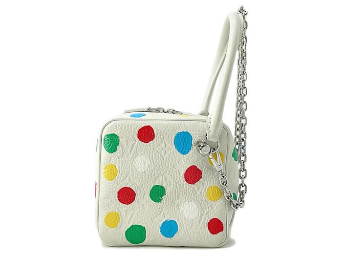 Louis Vuitton LV×YK Monogram Empreinte Square Bag White Multiple colors Cloth  ref.2201563