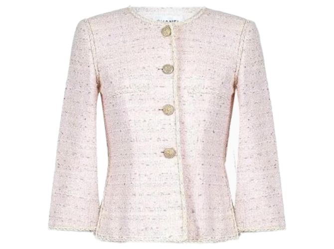 Chanel Giacca in tweed rosa blush
