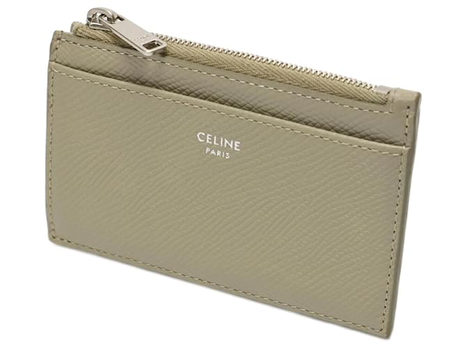 Céline Celine Green Leather Coin Purse  ref.2201977