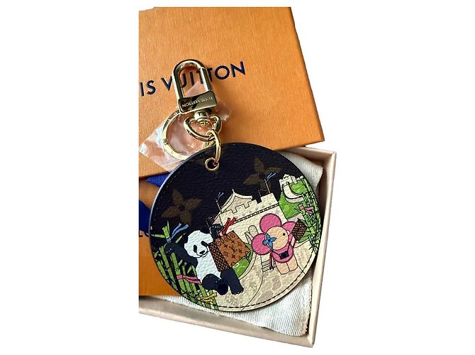 Charm per borsa Louis Vuitton Panda e Vivienne Multicolore