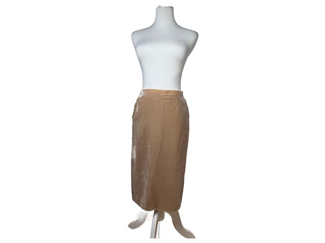 Giorgio Armani Gonna in velluto vintage Armani marrone S