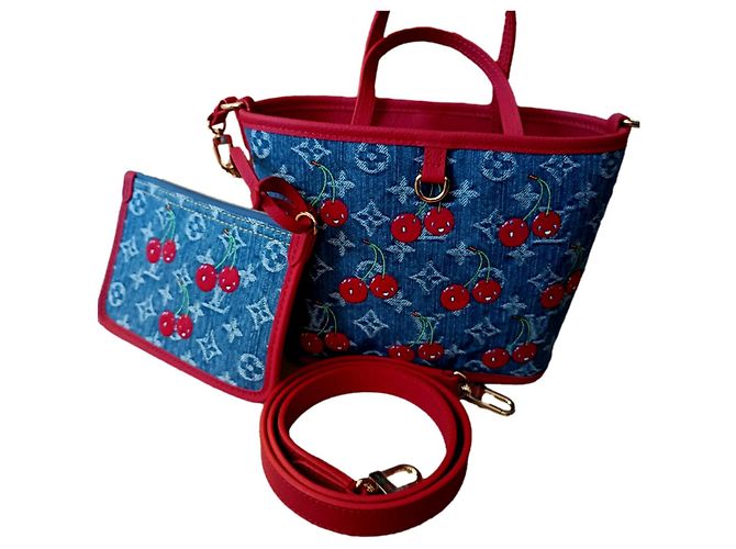 Louis Vuitton x Takashi Murakami - Borsa Neverfull Inside Out BB Multicolore