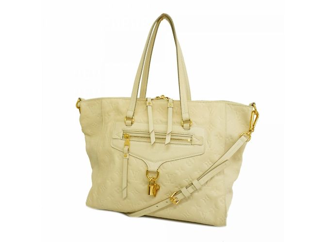 Tote Bag PM Lumineuse aus Monogram Empreinte von Louis Vuitton Weiß