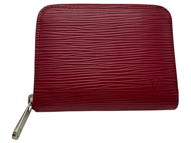 Louis Vuitton Epi Zippy Coin Purse Red Leather  ref.2203754