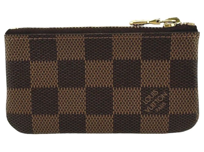 Monedero Damier Louis Vuitton Castaño