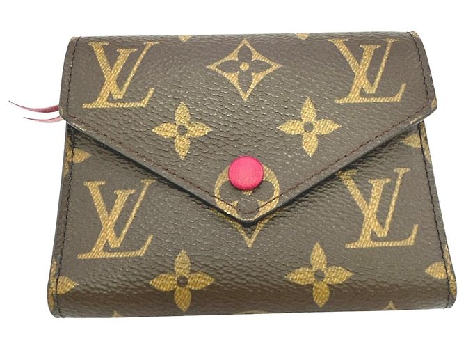 Louis Vuitton Monogram Coin Purse Red