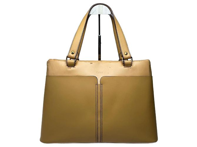 Chloé Sac en cuir vintage Chloe beige marron