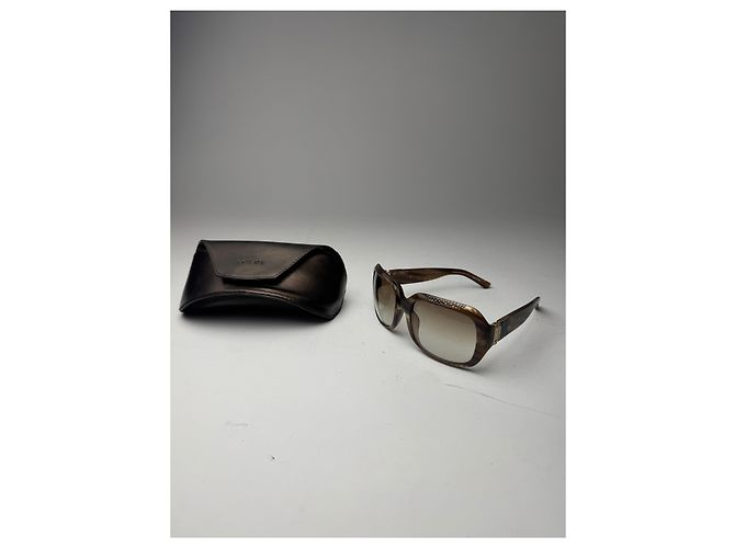 Occhiali da sole vintage Loewe Madrid marroni Marrone