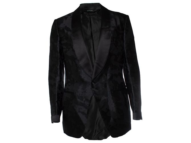 Tom Ford, schwarzer Camouflage-Blazer 