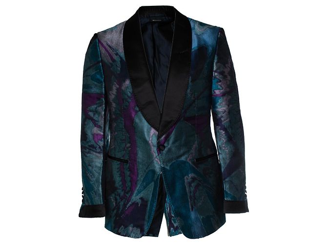 Shelton Smokingjacke von Tom Ford in Blau-Purpur Lila
