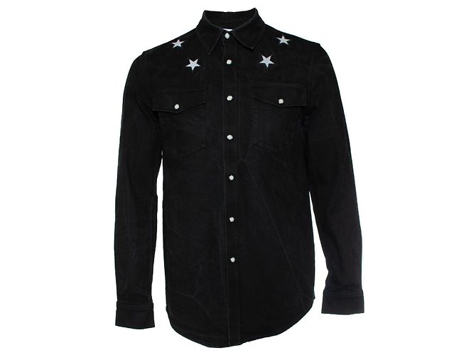 Camicia in denim Givenchy, Star Nero 
