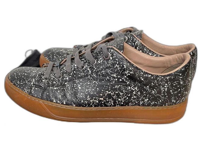 Baskets Lanvin en cuir noir