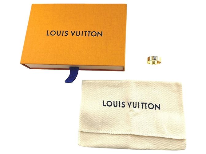 Goldplattierter Bandring von Louis Vuitton Golden