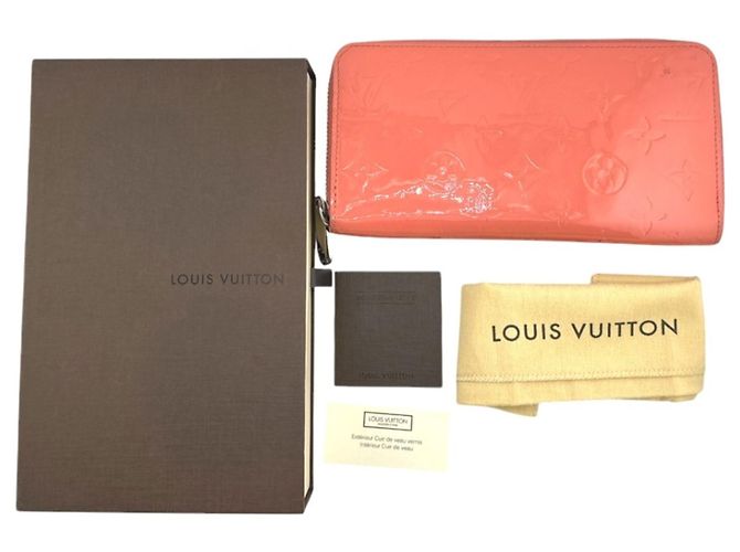 Cartera Larga Monogram Vernis Louis Vuitton Rosa