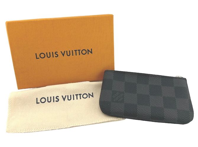 Monedero Damier Graphite Louis Vuitton Castaño