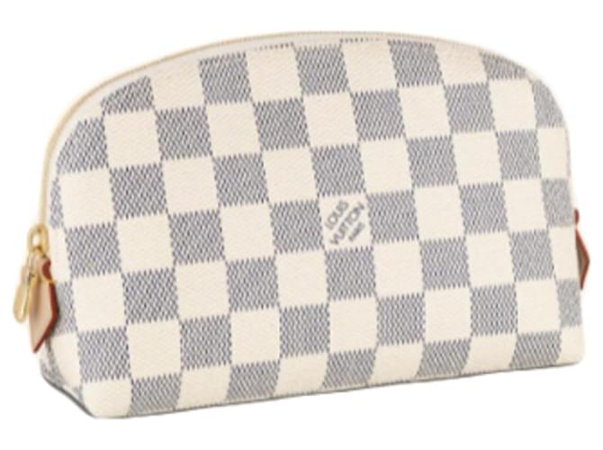 Louis Vuitton Damier Azur Pouch Brown Cloth  ref.2204106