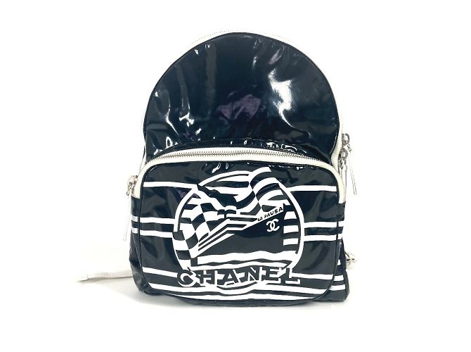 CHANEL LA PAUSA Bicolor Backpack Black White