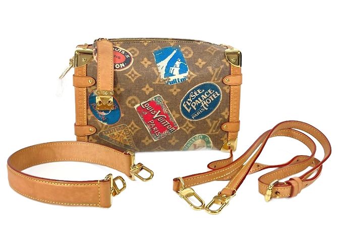 Bolsa Trunk MM Modo Voo M47085 Louis Vuitton Marrom Multicor