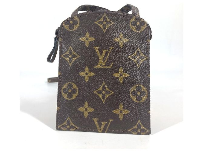 Bolso Pochette Secret Monogram Louis Vuitton Castaño